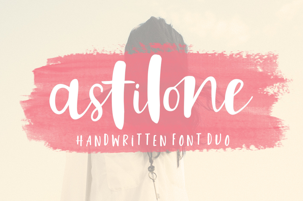 Astilone Font Duo: Hand-Brushed Typography for Authentic Brands