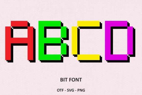 Bit Font: A Nostalgic Typeface for Modern, Friendly Designs