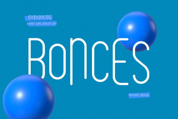 Bonces Bouncy Sans Display Font: A Fresh Take on Modern Typography