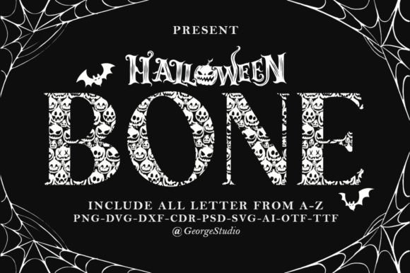 Bone Font: Crafting Spooky Charm for Your Creative Projects