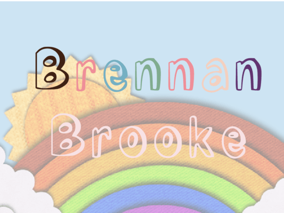 Brennan Brooke: The Outlined Font for a Youthful Vibe