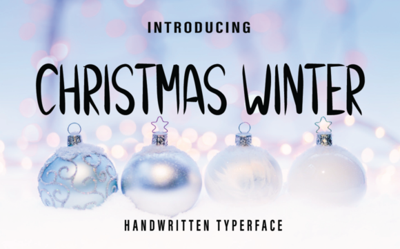 Christmas Winter Font: A Handwritten Touch for Your Projects