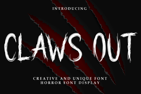 Claws Out Font: Unleashing Playful Personality in Your Designs