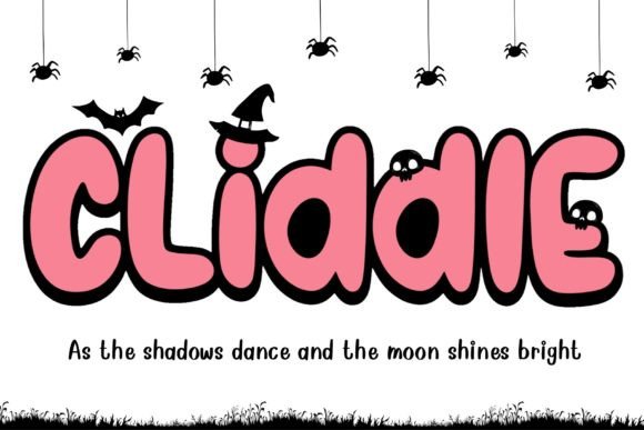 Cliddle Font: The Adorably Spooky Display Typeface