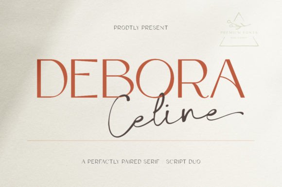 Debora Celine Font: A Duo Script & Serif for Creative Projects