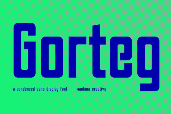 Gorteg: The Bold, Industrial Font for Modern Branding