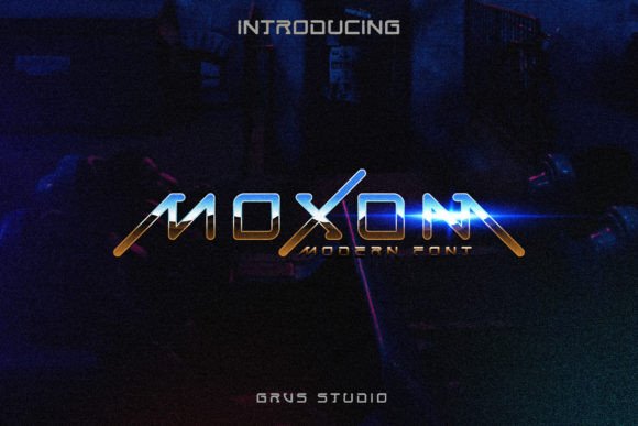 Grvs Moxom Font: A Modern Typeface for Futuristic Branding