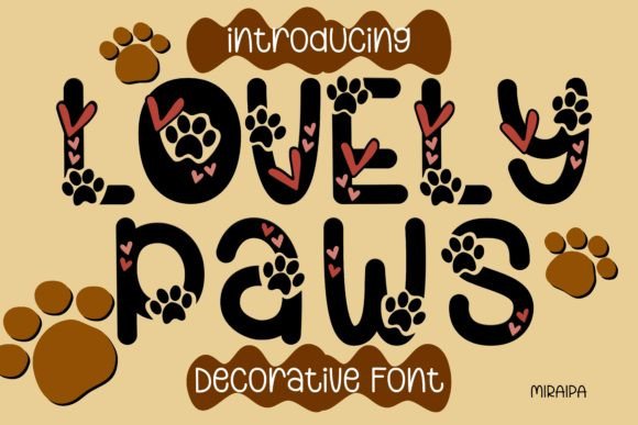 Lovely Paws Font: A Sweet Handwritten Touch for Your Designs