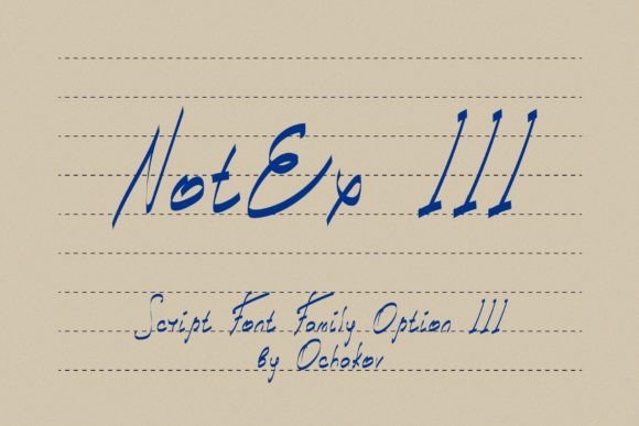 Notex III: The Sweet, Flowing Script for Modern Designers