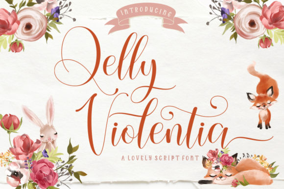 Qelly Violentia Font: A Modern Script with Artful Imperfection