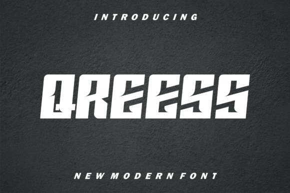 Qreess Font: A Modern Display Typeface for Bold Visuals