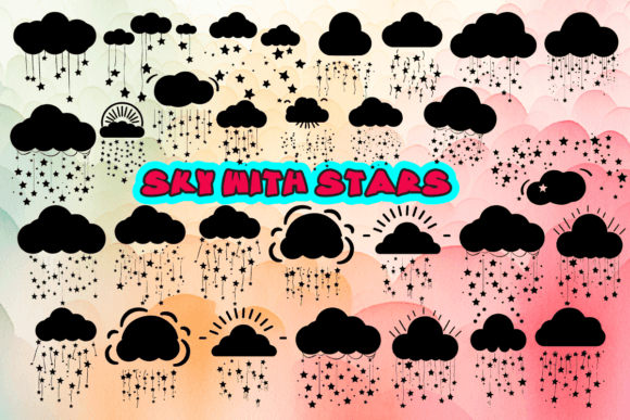Sky with Stars Font: A Celestial Touch for Your Designs