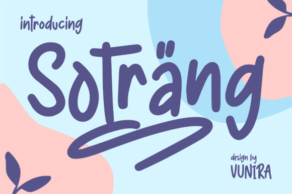 Sotrang Font: Where Quirky Personality Meets Design Versatility