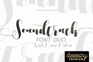 Soundtrack Font Duo: Crafting Visual Harmony for Modern Projects