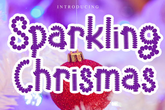 Sparkling Chrismas Font: A Festive Touch for Creative Projects