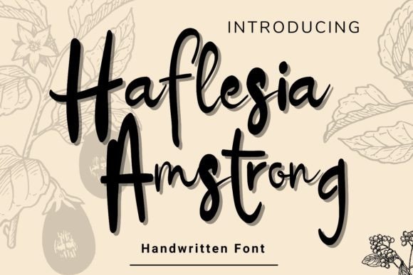 The Bold & Beautiful Haflesia Amstrong Font for Your Projects