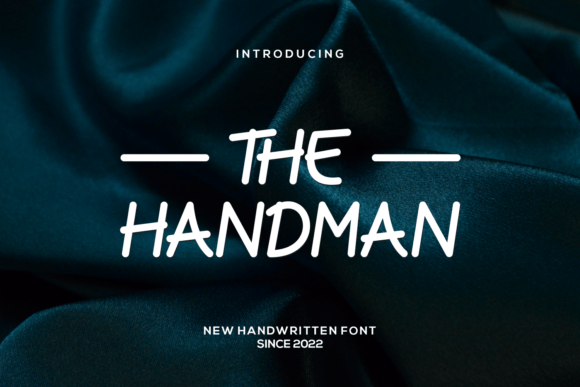 The Handman Font: Bold Handwritten Style for Modern Designs