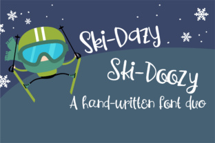 The Perfect Pair: Unleash Creativity with the PN Ski-Doozy and Ski-Dazy Font Duo