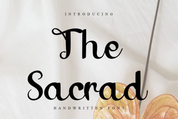 The Sacrad Font: Adding a Handwritten Touch to Your Designs