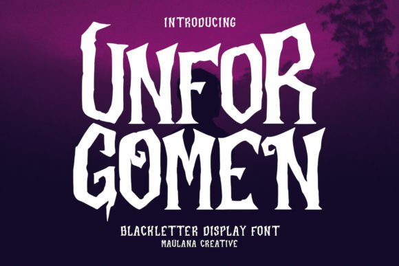 Unforgomen Blackletter: A Modern Edge for Timeless Designs