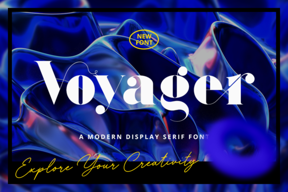 Vayager Font: Bold Serif for Impactful Designs