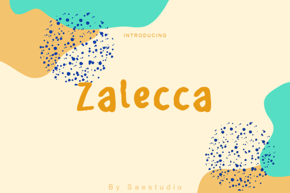 Zalecca Font: A Brush Script with Unmistakable Energy